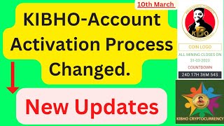 Kibho account activation process change | Kibho new official updates | kibho new updates today