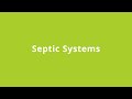 Septic Systems - May 28, 2015