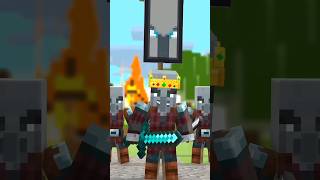 Herobrine Saved Villager And His Son ⚡⌚⚡ #shorts #minecraft #trending #anime #friendship