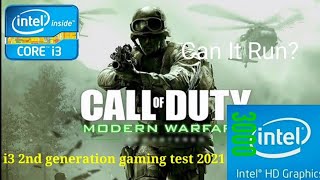 Call Of Duty 4: Modern Warfare Demo on i3 2328m \u0026 INTEL HD 3000 | 2021 Test