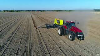 Junkkari W700 barley sowing in Tyrnävä 15.5.2018