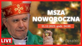 Pasterka Noworoczna | 01.01.2024 | Jezuici Łódź - ks. bp. Ireneusz Pękalski