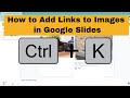 How to add links to images in Google Slides