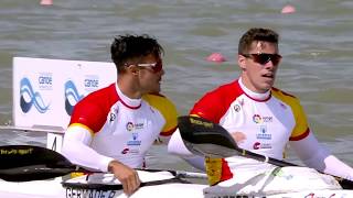 2017 ICF World Cup 2 in Szeged, Hungary, Men's K-2 500m Semi-Final 2. HD