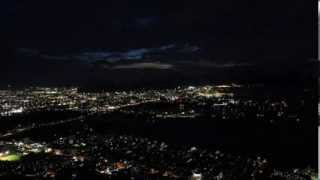 香川県高松市夕景～夜景（微速度撮影）