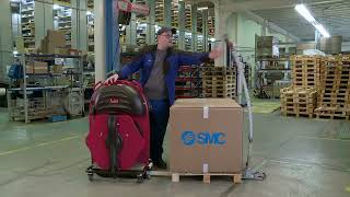 ErgoStrap - pallet strapping in 15 seconds at SMC