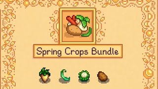 How to Complete Spring Crops Bundles - Stardew Valley