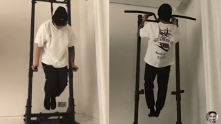 BTS Jungkook Weverse Live Working Out at 1 AM