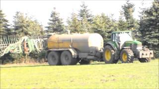 Güllefahren mit John Deere 7530 \u0026 Zunhammer