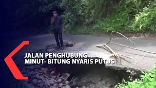 Jalan Penghubung Minut- Bitung Nyaris Putus