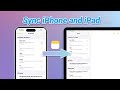 How ​​to Sync iPhone and iPad Notes & All Data | 3 Easy Ways | 2025