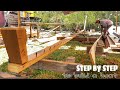 HOW TO MAKE A WOOD BOAT ||  the initial process for making a traditional wooden boat