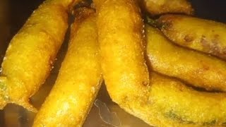 టేస్టీ😋 క్రిస్పీ మిర్చి బజ్జీ🤩 | చల్లని సాయంకాల సమయం లో వేడి వేడిగా మిర్చి బజ్జీ తింటే ఉంటుంది 👌🥳💃🫠