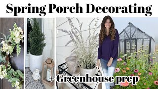 Spring Decorating 2023, Spring Porch Decorating Ideas + Greenhouse Prep