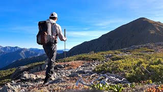 2024初秋 赤石山脈周回縦走 3日目①荒川岳