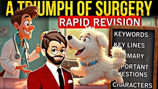 A Triumph Of Surgery Class 10 | Important Questions, Key Lines, KeyWords, Summary|triumph of surgery