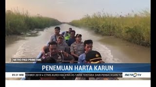 Polisi Tinjau Lokasi Penemuan Harta Karun Kerajaan Sriwijaya