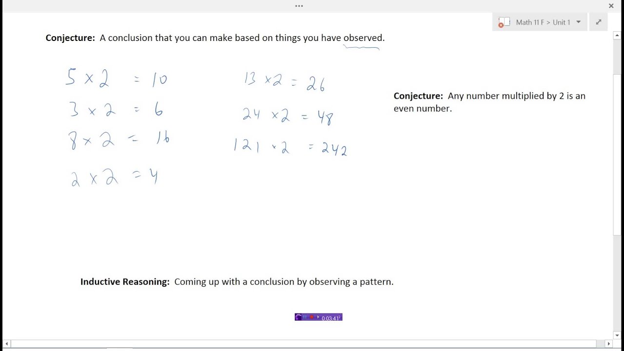 Conjectures - YouTube