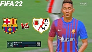 FIFA 22 | Barcelona vs Rayo Vallecano - LaLiga - Full Match & Gameplay