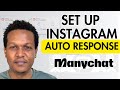 How to Setup Auto Reply on ManyChat with Instagram