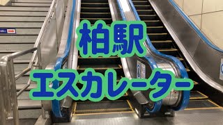 JR柏駅 エスカレーター【常磐線】【常磐線快速電車】【常磐線各駅停車】