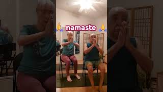 🙏 namsste, with all my respect for you. #namaste #respect #yoga