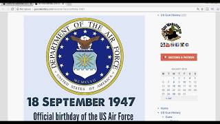 Air Force Birthday 1947