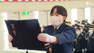 「悪にひるまず 犯罪対応力高めて」新人警察官ら204人 入校式で決意新た＝静岡県警