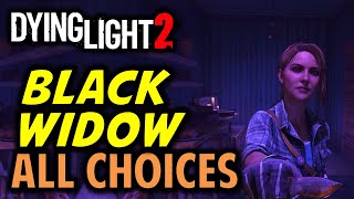 The Black Widow: All Choices & Endings | Help or Accuse Elena | Drink or Don't Drink | Dying Light 2
