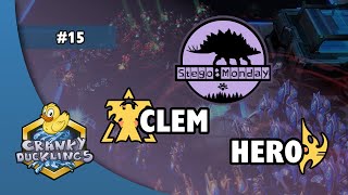 Clem vs herO - TvP | PiGosaur Monday #15 | Weekly StarCraft 2 Tournament