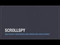 Bootstrap 4 (Alpha 6) components: Scrollspy