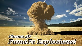 FumeFx Explosion In Cinema 4D