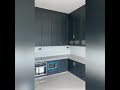 Kabinet dapur solid aluminium . top konkrit