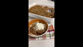 We Tried the Pioneer Woman's Apple Crisp #shorts