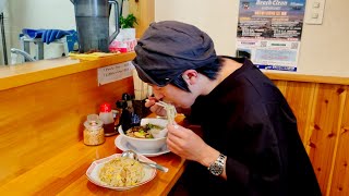 僕が熊本で1番美味しいと思うラーメンとチャーハンを食らう