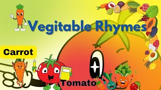 English Vegitable Rhymes For kids | Nursery Rhymes | crunchy munchy yummy to eat rhymes