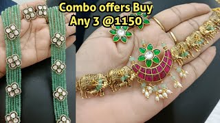 ✅👉Combo Offers..Jadau Kundan Designs ✅ #live #viral #jewellery #youtube @9398135880