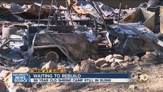 4 months after Chariot Fire, historic Al Bahr Shrine Camp still in ruins