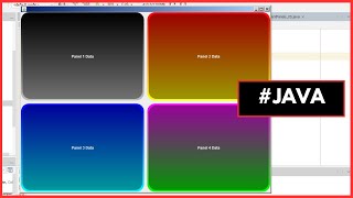 Java - How to Create JPanel With Gradient Background Color And Rounded Borders (4)