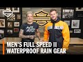 Harley-Davidson Men's Full Speed II Waterproof Rain Gear Overview