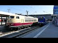 hurray she s still driving legendary br 103 245 as replacement locomotive in munich hbf