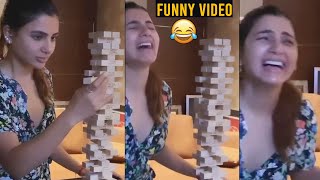 FUNNY VIDEO: Akkineni Samantha Funny Playing Tower Game At Home | Daily Culture