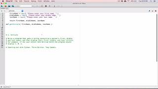 8.1. (Part 1) Initials - Python
