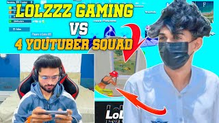 4Youtuber Squad Fight in LoLzZz Gaming vs Streamer Video i Rush Aj Video