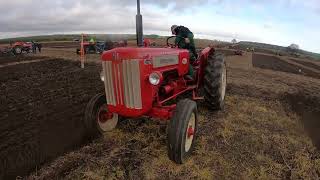 1965 McCormick IH B414 2.5 Litre 4-Cyl Diesel Tractor (43 HP) with Plough