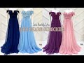 TULLE INFINITY DRESS VIDEO TUTORIAL - COLOR PLUM - LILAC - MIDNIGHT BLUE AND POWDER BLUE