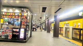 《乗り換え》神田駅、JR山手線からメトロ銀座線へ。  Kanda