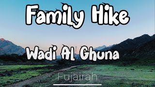 Family Hike Wadi Al Ghuna Fujairah UAE Hiking