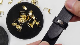 [Leather craft GOODS] Rivet Staples For Leather / Making Leather Loop