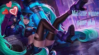 MID lane winner RANKED game-play LAYLA #mobilelegendsbangbang #mobilelegends #layla #moba